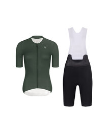 RIVANELLE maillot corto y pantalón corto - ELEVATE - negro/verde